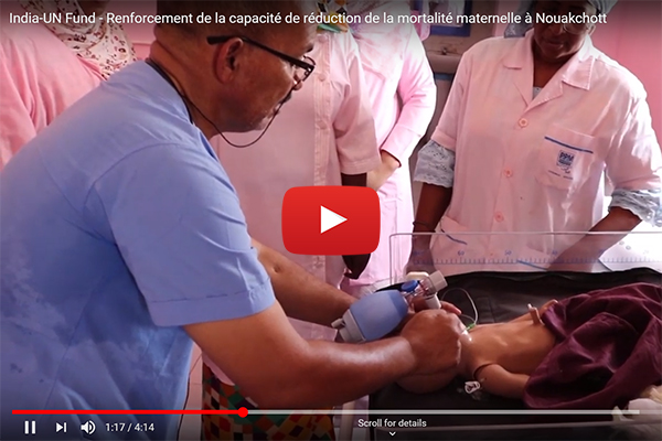 With support from the UN-India Development Partnership Fund, Mauritania and WHO are implementing a project to reduce maternal mortality in Nouakchott