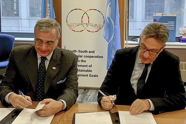 UNV and the UN Office for South South Cooperation sign a Memorandum of Understanding