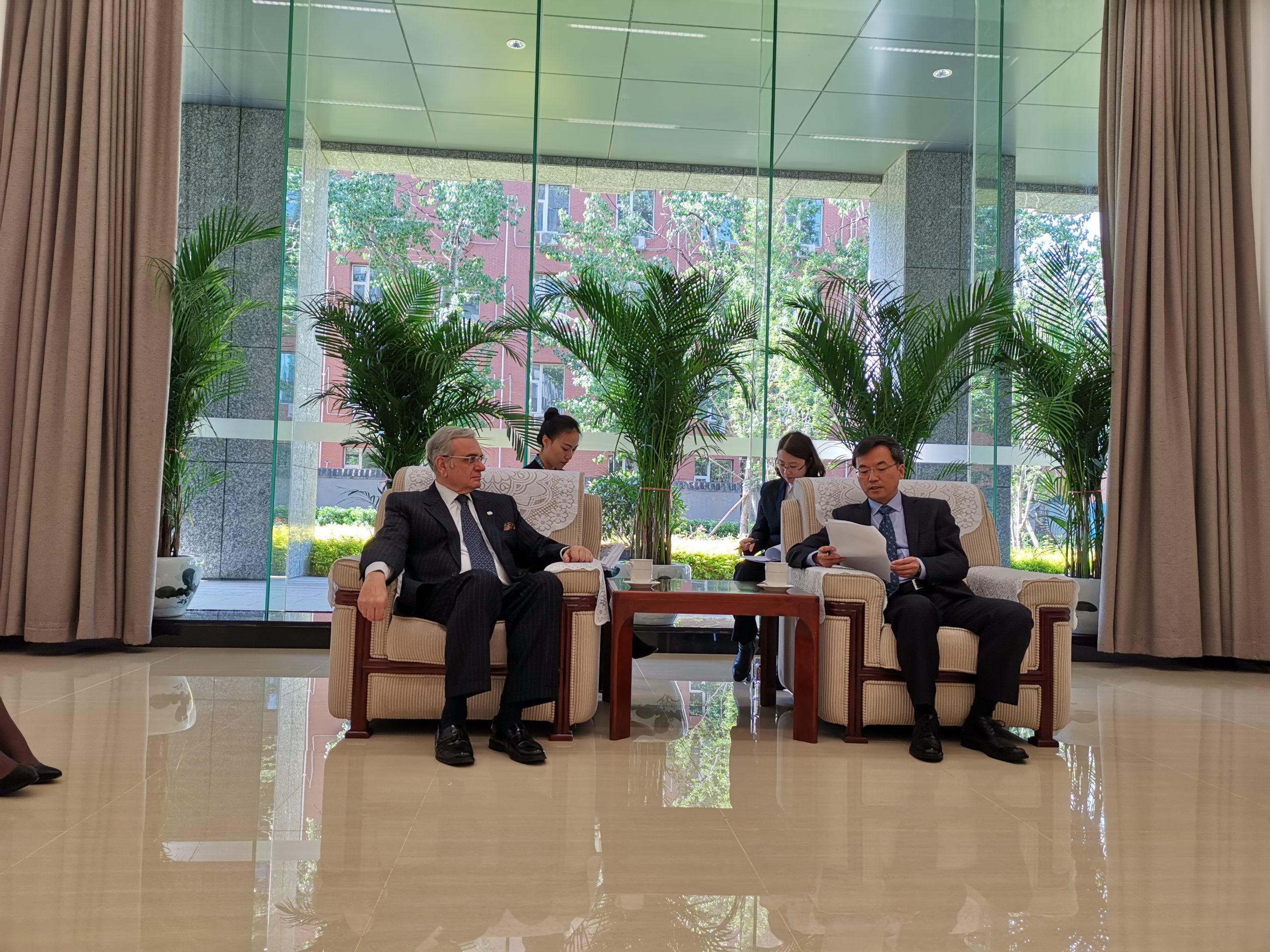 UNOSSC delegation met with CIDCA Leadership on the side-lines of the 2nd Belt and Road Forum in Beijing