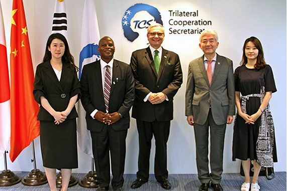 China-Japan-Korea Trilateral Cooperation Secretariat and UNOSSC Agree to Collaborate