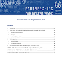 How-to-Guide on South-South and Triangular Cooperation design for Decent Work (ILO, 2019)