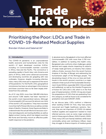 Prioritising the Poor: LDCs and Trade in COVID-19-Related Medical Supplies