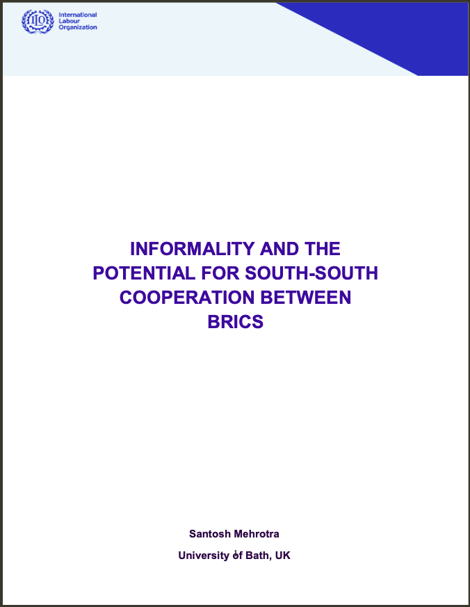 ILO – Informality and the Potential for South-South Cooperation Between BRICS