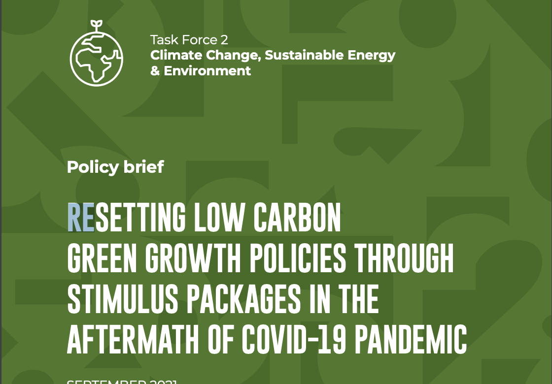 Resetting Low Carbon Green Growth Policies through Stimulus Packages in the Aftermath of COVID-19 Pandemic
