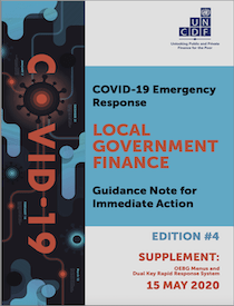 Guidance Note for Immediate Responses to the COVID19 Recommended for Local Governments