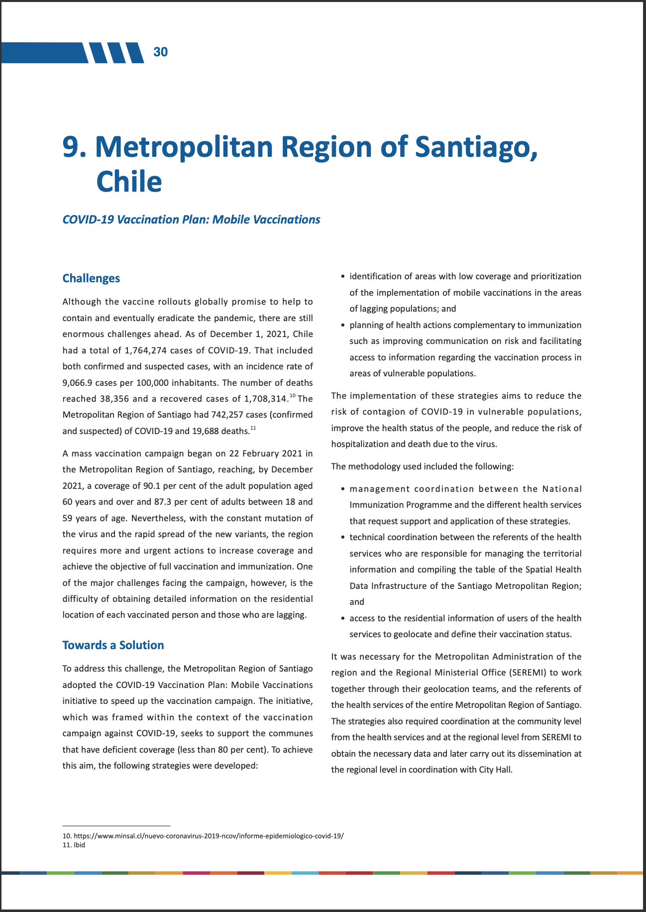 Mobile Vaccinations – Santiago, Chile