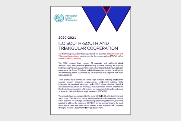 2020-2021 ILO South-South and Triangular Cooperation
