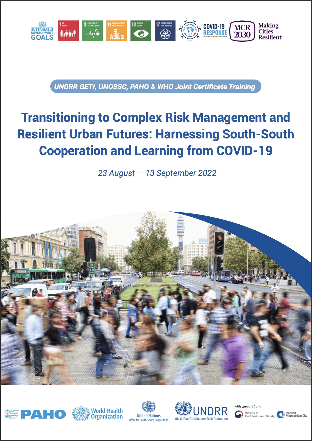 Training Booklet: Transitioning to Complex Risk Management and Resilient Urban Futures – Harnessing South-South Cooperation and Learning from COVID-19